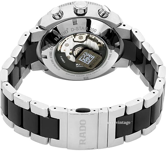 R15965152 Rado D Star Svart Keramisk O44 mm BEGAGNAD Pris 28 795 kr