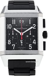 Jaeger LeCoultre Reverso Squadra Chronograph GMT Black 701867P